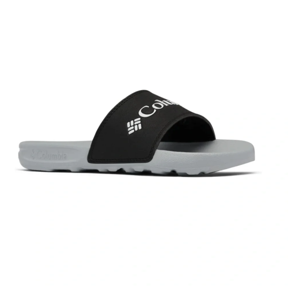 NEW Columbia Youth Unisex Hood River Slide, Black/Gray, 2